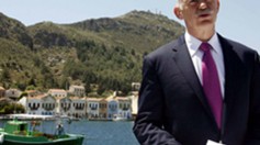 Георгиос Папандреу в бытность премьер-министром Греции посетил Кастелоризо в апреле 2010 г.