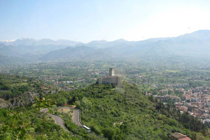 Вид на гору Монте-Кассино