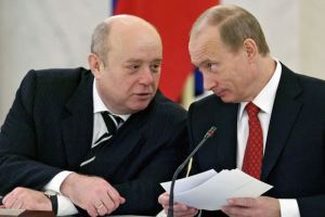 Михаил Фрадков и Владимир Путин