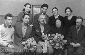 Сергей Михалков и Анатолий Алексин на встрече с местными литераторами в Кисловодске