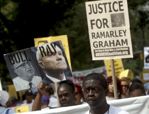 Протесты против убийства Рамарли Грэма