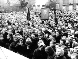 Похороны Сталина. Москва, 9 марта 1953 года