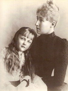 Принцесса Стефания с дочерью Эржи