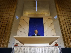 Барак Обама в синагоге Adas Israel