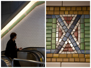 «Конфедератская» мозаика  на стации сабея «Таймс-Сквер» 