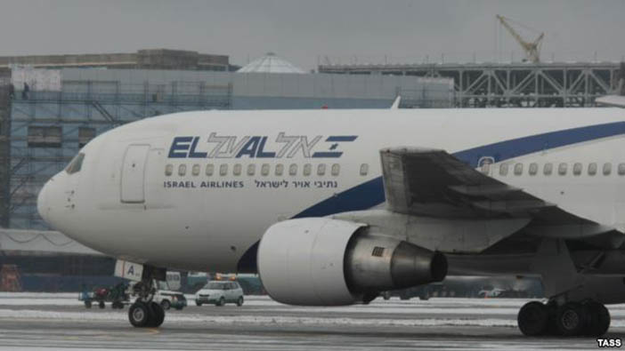Самолёт израильской авиакомпании El Al