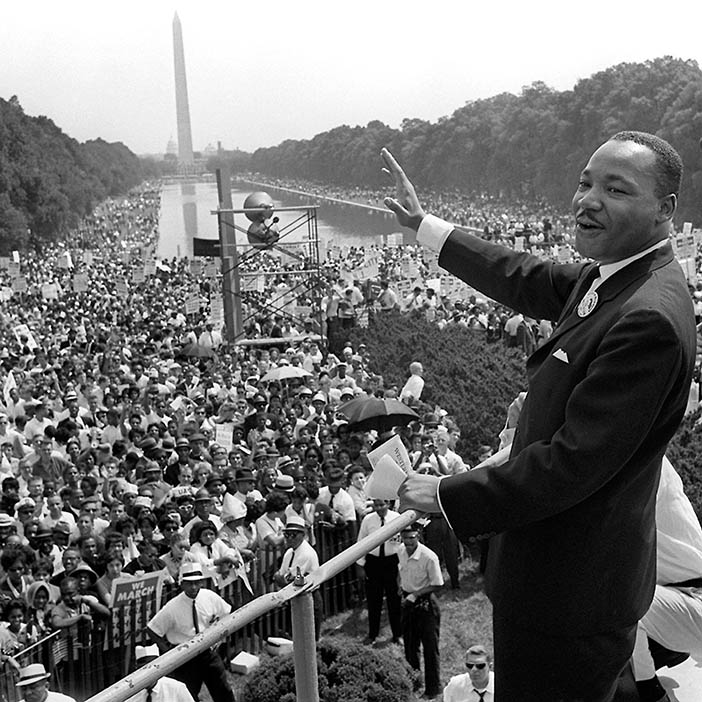 В 1963 году в Вашингтоне Мартин Лютер Кинг произнес свою знаменитую речь