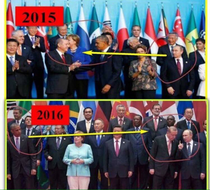 Контраст двух последних саммитов «двадцатки» — с переходом Эрдогана от Обамы на сторону Путина