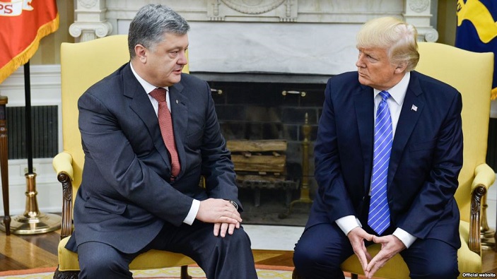 Дональд Трамп принял в Белом доме президента Украины Петра Порошенко