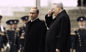Борис Ельцин и его преемник Владимир Путин