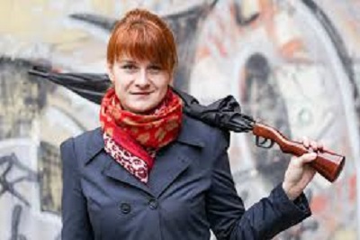 Россиянка Мария Бутина (коллаж с украинского сайта obozrevatel.com)