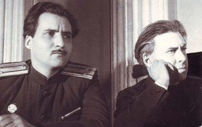 Илья Эренбург и Константин Симонов