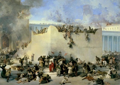 Разрушение Иерусалимского Храма. Картина Франческо Хайеса, 1867 год. AKG/EAST NEWS