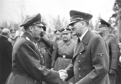 Гитлер и царь Борис III. 1941 год. Фото: newsland.com