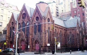 Calvary Church, 277 Park Avenue South on the corner of East 21st Street 