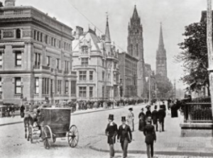 Пятая авеню, Нью-Йорк, 1891 г.