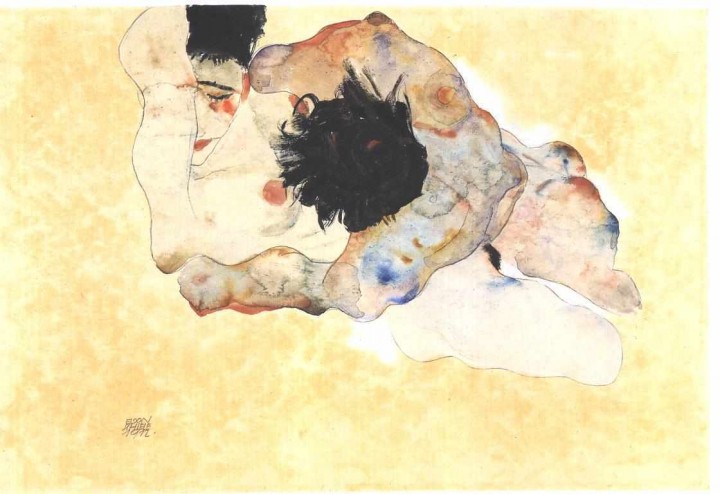 Egon-Schiele-Embracing-1912