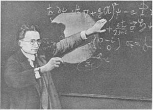 Бронштейн читает лекцию по квантовой механике