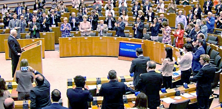 Махмуд Аббас в Европарламенте