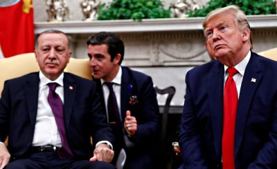 Президент США Д.Трамп принимает в Белом Доме президента ТР Т.Эрдогана. 13.11.2019