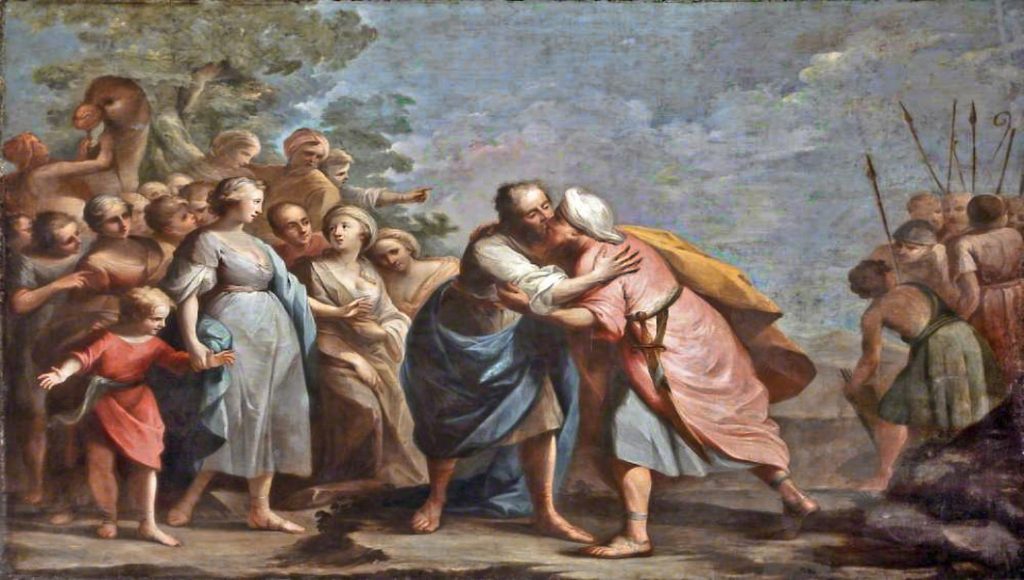 Italian School; The Reconciliation of Jacob and Esau; Walker Art Gallery; http://www.artuk.org/artworks/the-reconciliation-of-jacob-and-esau-97058