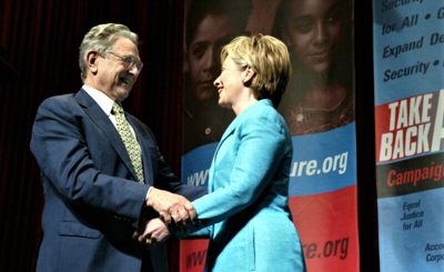 Джордж Сорос и Хиллари Клинтон Фото: babel.ua
